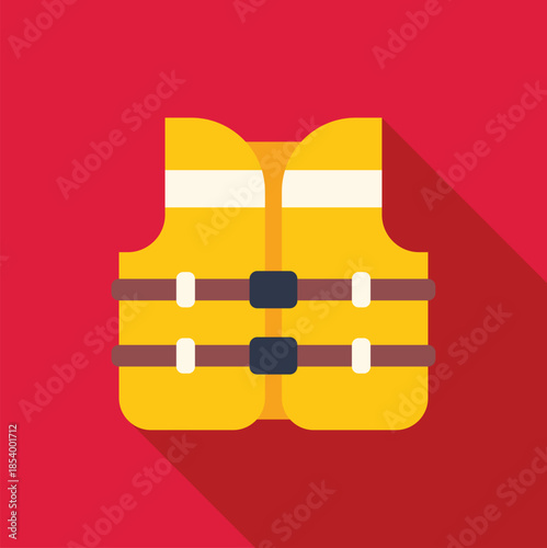 Life jacket protecting during water activities with floatation and security