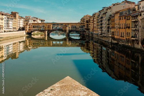 Ponte Vecchio Bridge and Arno River, Florence, Italy