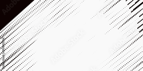 optical illusion black dots background. Abstract modern speed line style dark black halftone banner design template. white black brush wrap car sticker pattern abstract banner sporty lines .