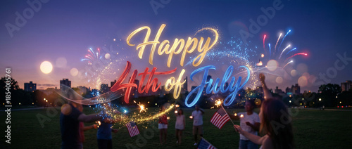 happy 4th of July fireworks independence day 