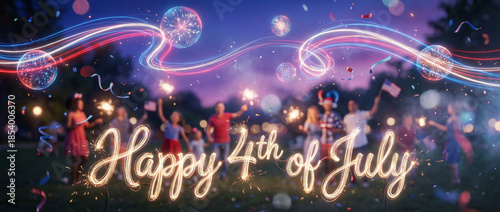 4th of July celebration fireworks independence day wallpaper poster