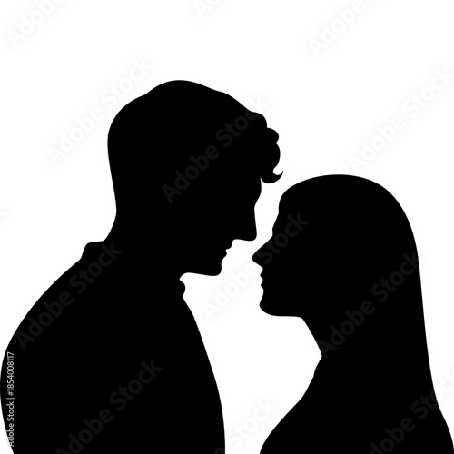 Lovers Couple Silhouette
