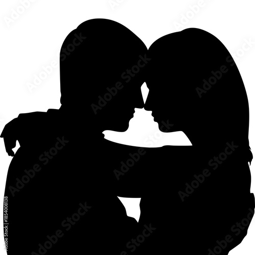 Lovers Couple Silhouette