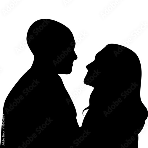 Lovers Couple Silhouette