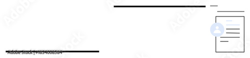 Identity verification, cybersecurity, online accounts, digital profiles, user authentication, data protection. A user profile document with minimal details and an avatar icon. Identity verification