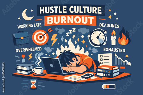 Hustle culture burnout: overworked and exhausted in modern life
