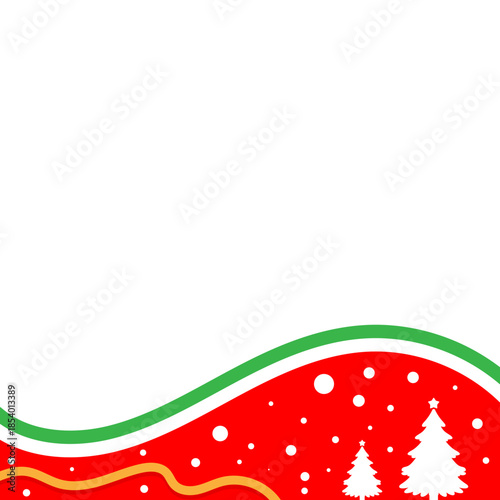 Christmas Footer Illustration