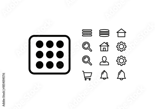 App Interface & Navigation Icon Set