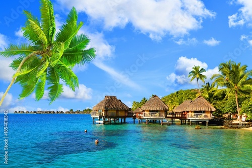 Bora Bora is an atoll belonging to the group of Society Islands in French Polynesia. Bora Bora is considered one of the most exclusive and luxurious holiday resorts.