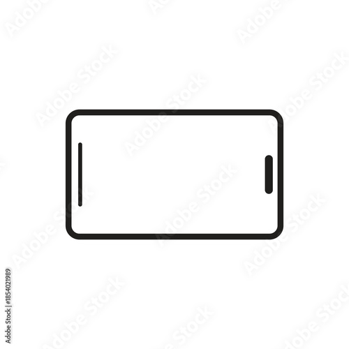 Horizontal Smartphone Landscape Mockup Solid