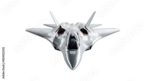 Futuristic Jet: Sleek, high-tech jet design with a captivating futuristic aesthetic, ready for exploration.