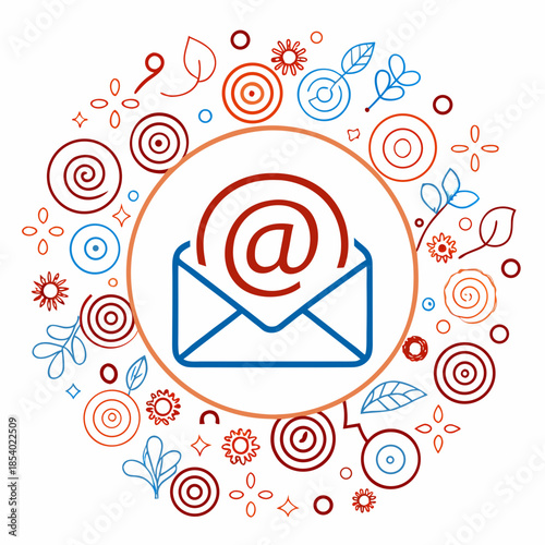 Open envelope icon isolated on white background. e-mail concept