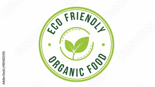 Eco Friendly Organic Food Logo Design.