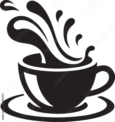 cup of coffee with steam