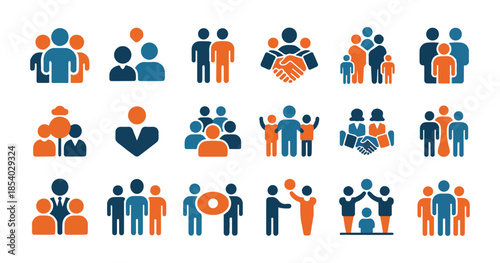 Management infographic with leadership hiring and change management concepts