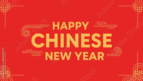 Celebrating a Traditional Chinese New Year with Festive Greetings and Cultural Symbols