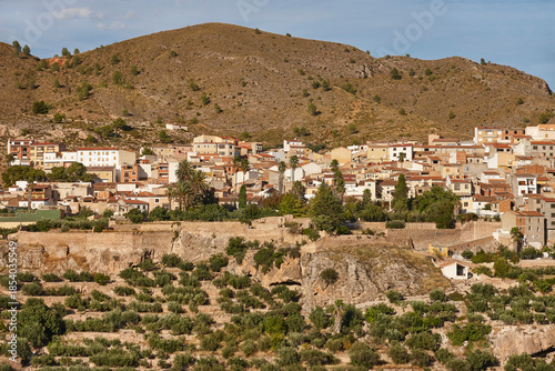 Traditional spanish village of Lietor. Albacete. Castilla La Mancha. Spain