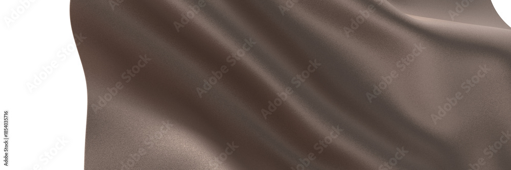 Fototapeta premium Intricate Luster: Abstract 3D Gold Cloth Illustration with Delicate Details