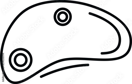 Gua sha tool representing a beauty and wellness icon for skincare