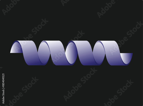 3d render of a waved service label and arrow sign on a vintage blackboard with a sharp steel razor blade and a spiral telephone wire cord vector illustration for technology connection design