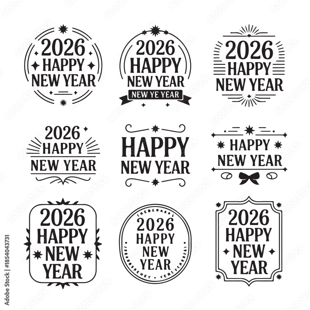 Fototapeta premium 2026 Happy Naw Year