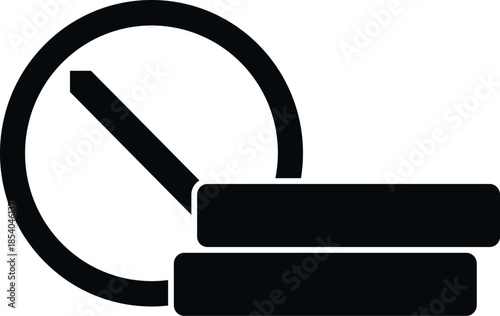 Medicine pills and clock representing a pharmaceutical drug dose and schedule