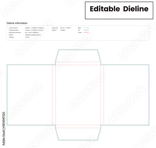 simple folder dieline template box dieline die lines packaging custom dieline  box cardboard box dieline pizza box dieline printable product packaging layout,