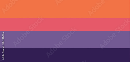 Colorful horizontal bars on white abstract background pattern