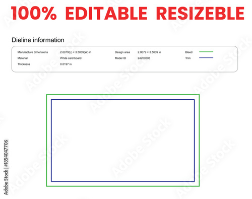 vertical business card dieline template box dieline die lines packaging custom dieline  box cardboard box dieline pizza box dieline printable product packaging layout,