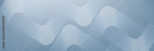 Abstract hexagon lines on gray background. Geometric stripe line art design for poster, brochure, cover, website, banner