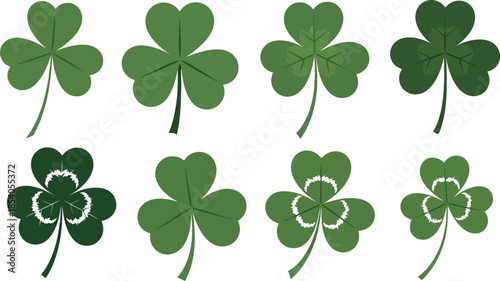 four leaf clover isolated