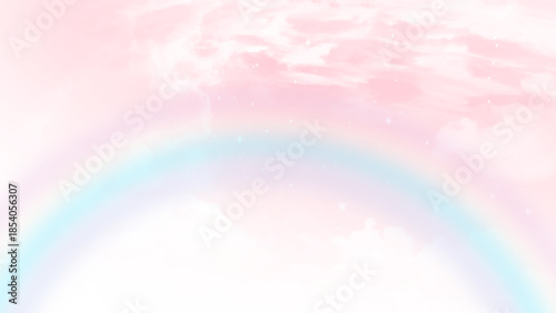 Pink sky clouds background. 