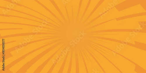 yellow rays background pop art