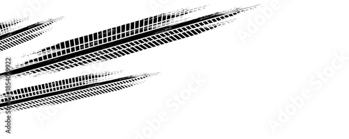 Vector Print Textured Tire Track . Design Element . Car tread silhouette . Mud splash grunge texture,vector ilustrasion