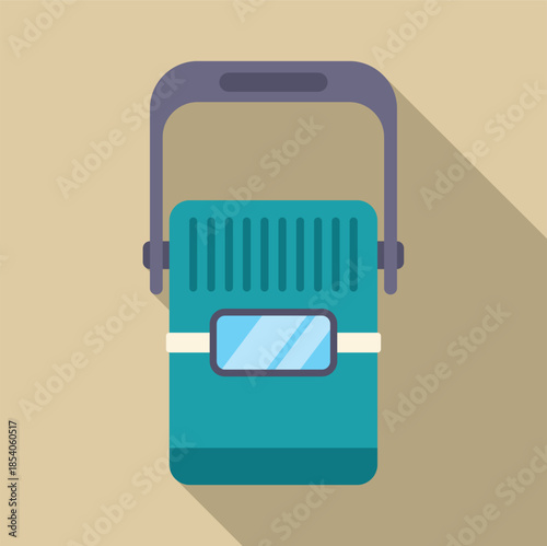 Welder safety mask providing protection from arc light and sparks in flat design