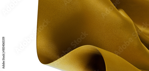 Luxurious gold satin fabric...