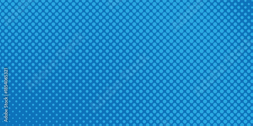 Blue Halftone Pattern Background With Dotted Texture For Design And Media Projects Stock eps10