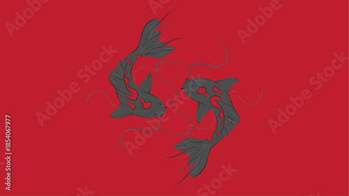 Chinese New Year Koi Fish