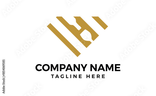 Letter A Wine Logo Design Template Inspiration Vector Illustration