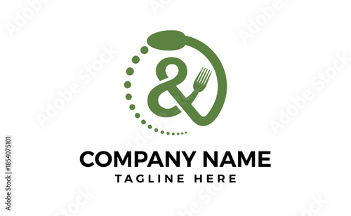 Logo for an organic restaurant
