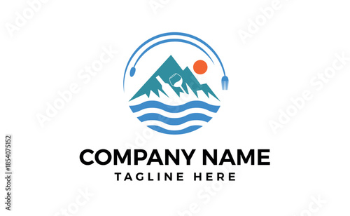 Hand drawn everest logo design