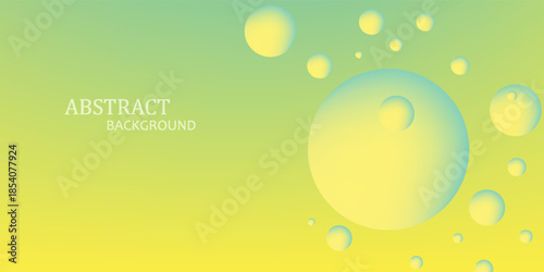bubble floating panet sphere cell shape biology cosmology space science theme background for advertisement banner website template product presentation package vector eps.