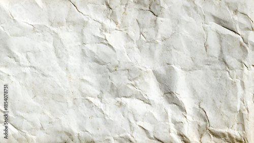 Abstract white crumpled paper texture background. A crumpled sheet of white paper abstract background. Crumpled paper abstract background or texture for design element.