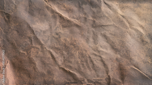 Dark Brown crumple recycle paper background. Vector design.