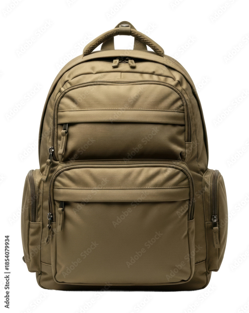 Naklejka premium Durable backpack for travel adventure urban environments isolated on transparent background