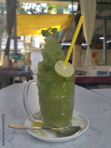 Mocktail menthe givrée