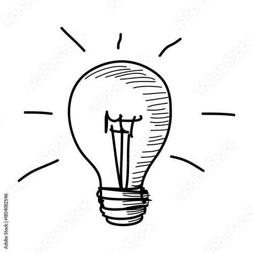 Idea hand drawn icon