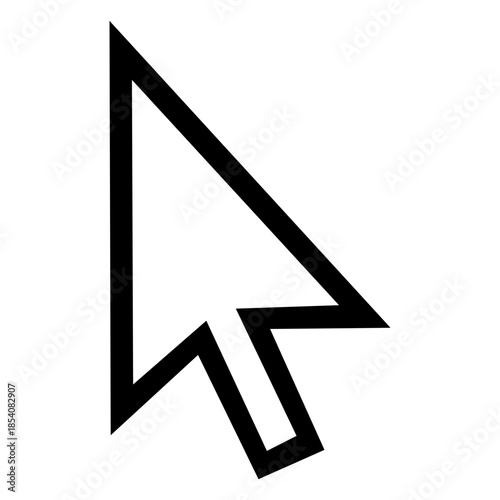 Arrow outline cursor