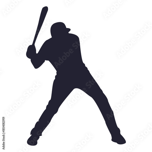 Konstfotografi Baseball player silhouette