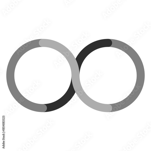 Flat infinity logo infinite